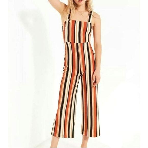 Urban Outfitters Pants - Urban Outfitters Striped Jumpsuit Sleeveless Wide Leg Boho Summer Casual Soft XS